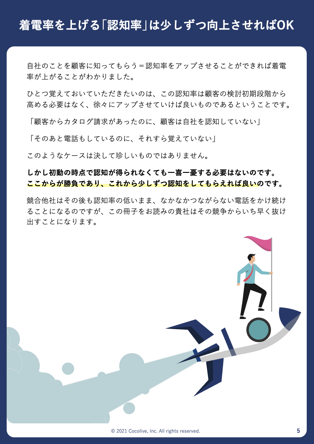 着電
