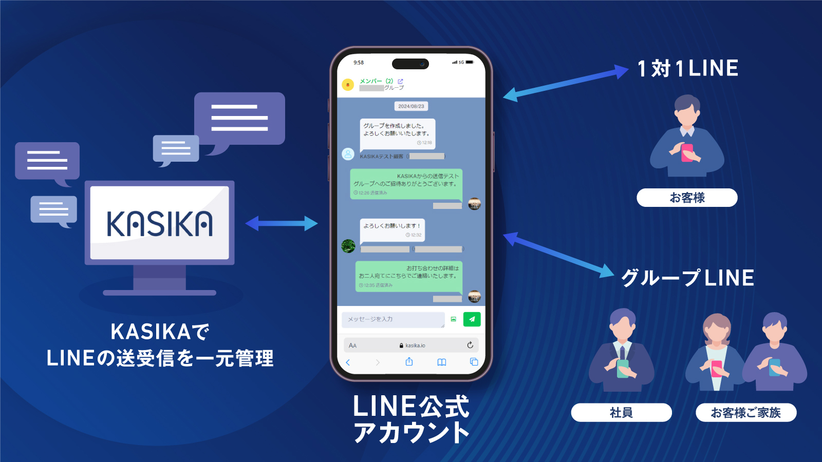 住宅・不動産業界向け自動追客・商談管理ツール『KASIKA』を提供するCocolive、『LINE公式アカウント』との連携機能をリリース -  住宅・不動産業界に特化したマーケティングオートメーションツール『KASIKA』 - Cocolive 株式会社